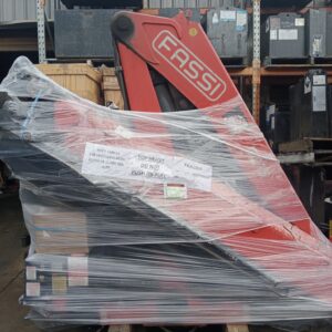 Used Fassi 215 Crane for sale with radio remote.